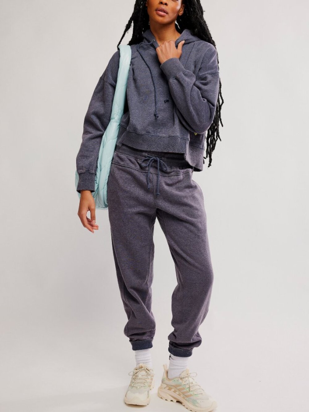 FP MOVEMENT Undefeated Sand Washed Set / Midnight Navy - Picture 8 of 9